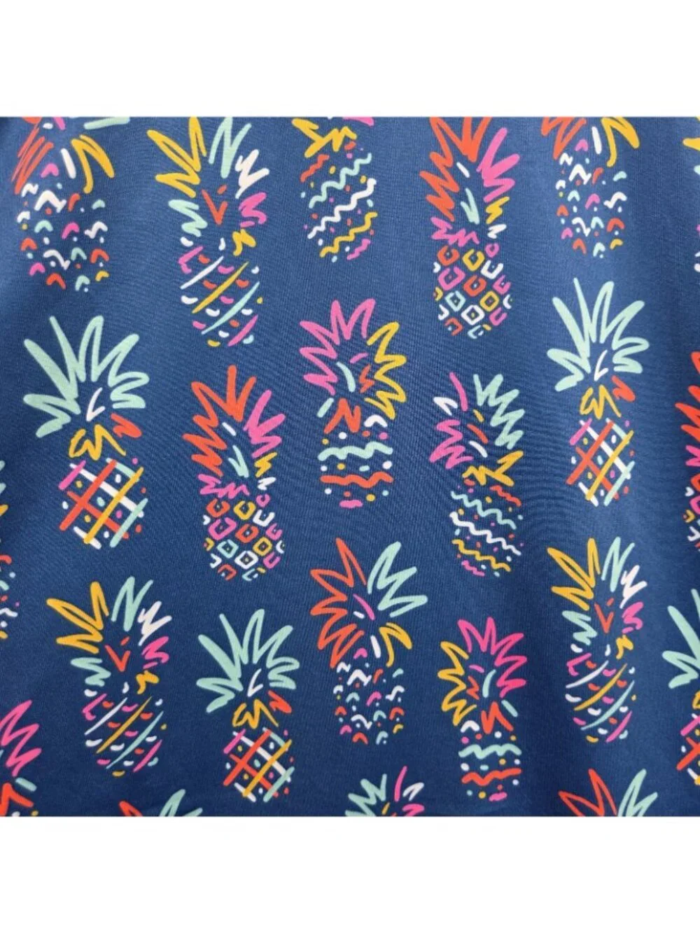 Chubbies Shirt Mens Medium The Pineapple Short Sleeve Performance Polo AOP